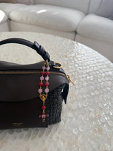 Load image into Gallery viewer, Pink &amp; Red Rosary Bag Charm
