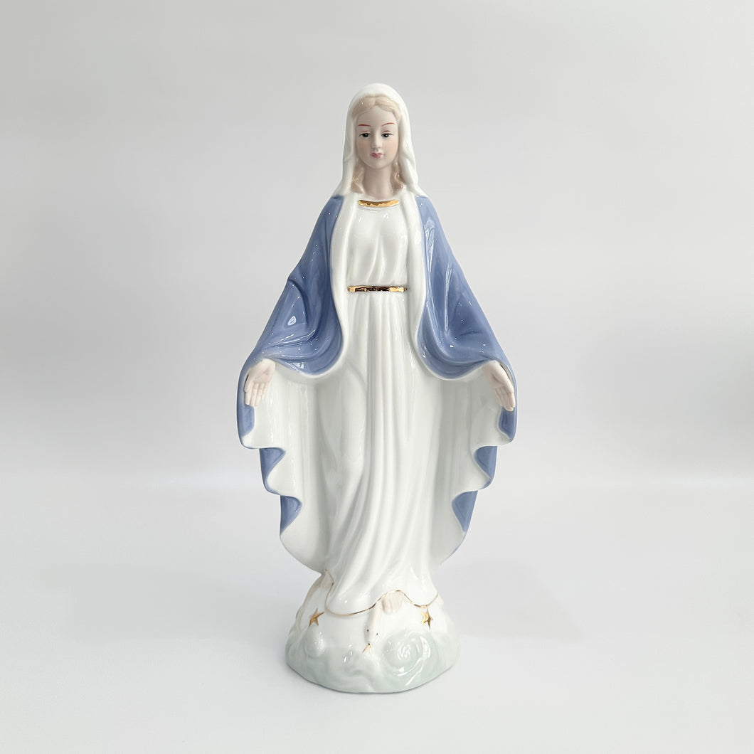 Mary With Open Arms Ceramic Statue