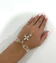 Load image into Gallery viewer, Swarovski Sterling Silver Bridal Bracelet
